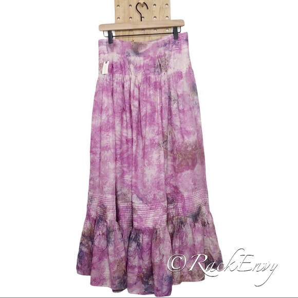NWT ANTHROPOLOGIE ODESSA TIE-DYE MAXI SKIRT - Picture 8 of 13